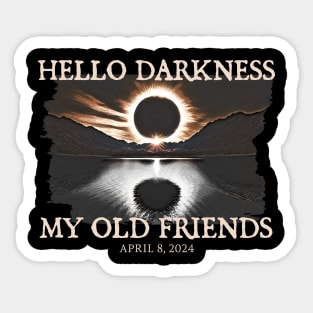 hello darkness my old friend Sticker